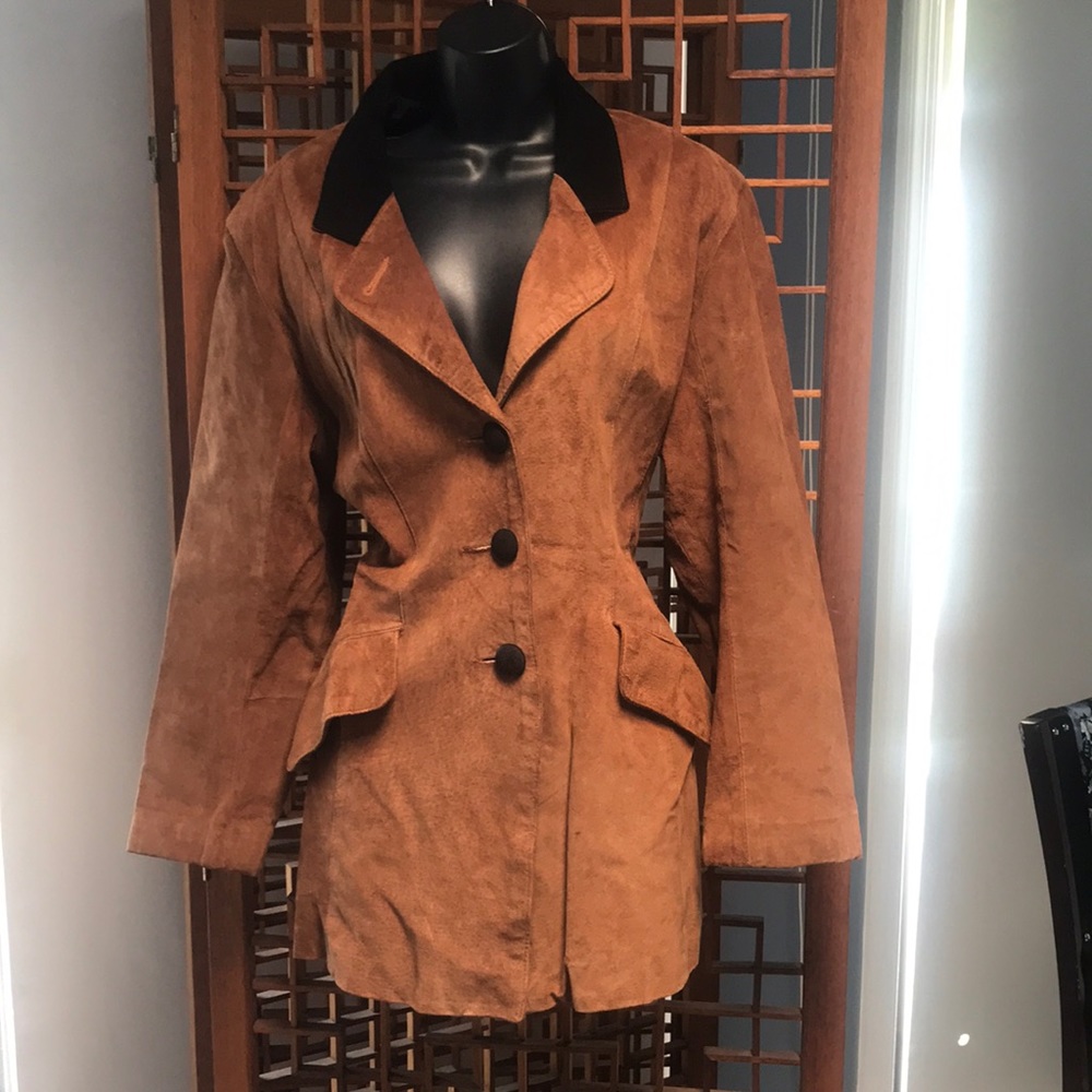 Phoenix- Brown suede jacket